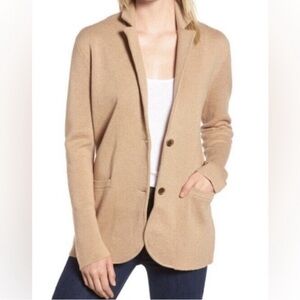 J.Crew Sweater Blazer – Camel – Size XL